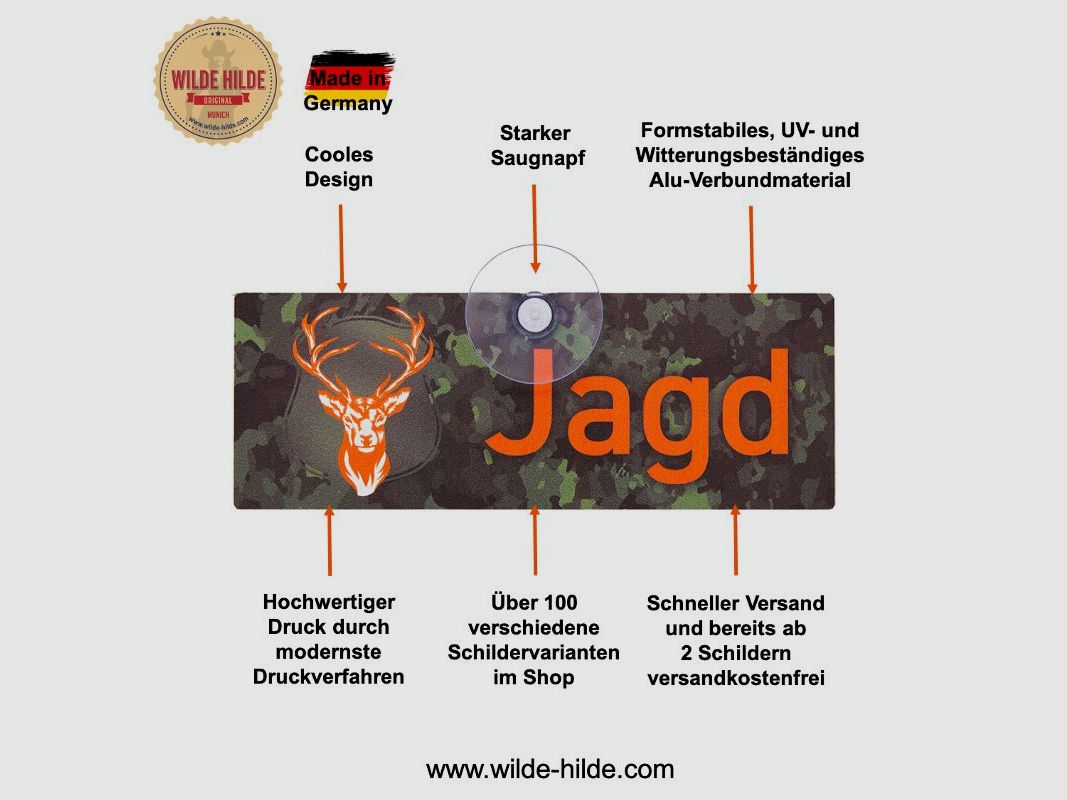 Wilde Hilde Car Sign | Wirehaired Terrier, image 4 of 4