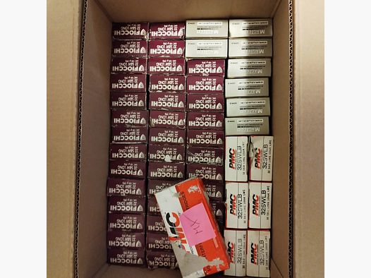 2750 piezas de cartuchos Cal .32 S&W Long disparados una vez