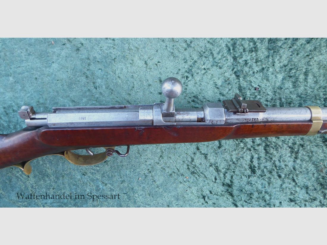 aguja de encendido fusil de infantería Mod.1862, Spandau de 1867.