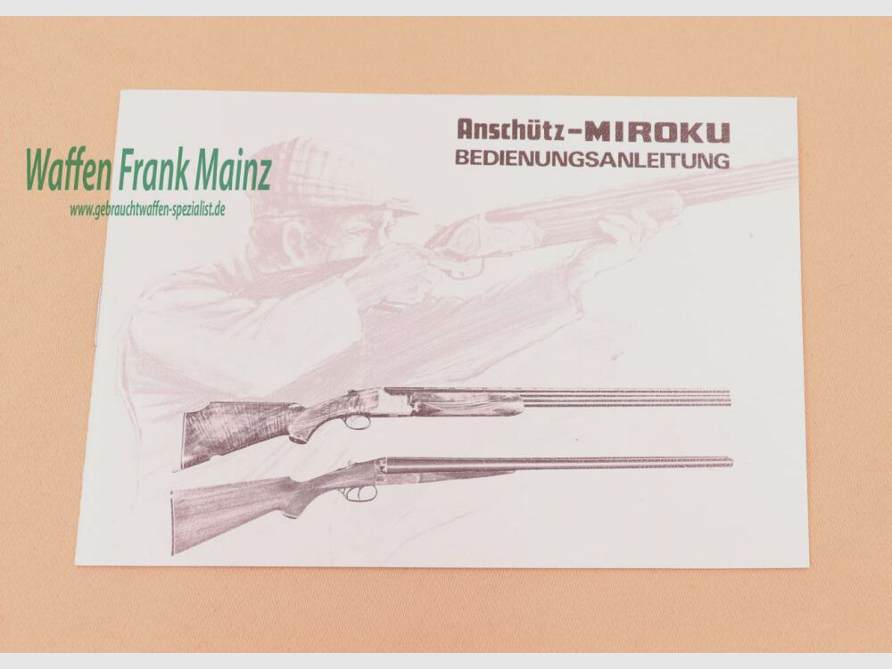 Anschütz-Miroku Bedieningsinstructies voor Shotguns