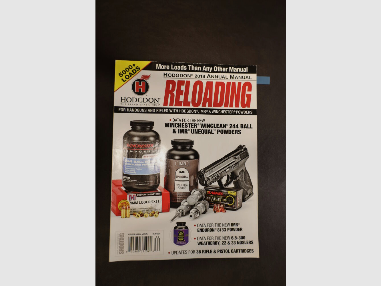 Manual de recarga Hodgdon 2018