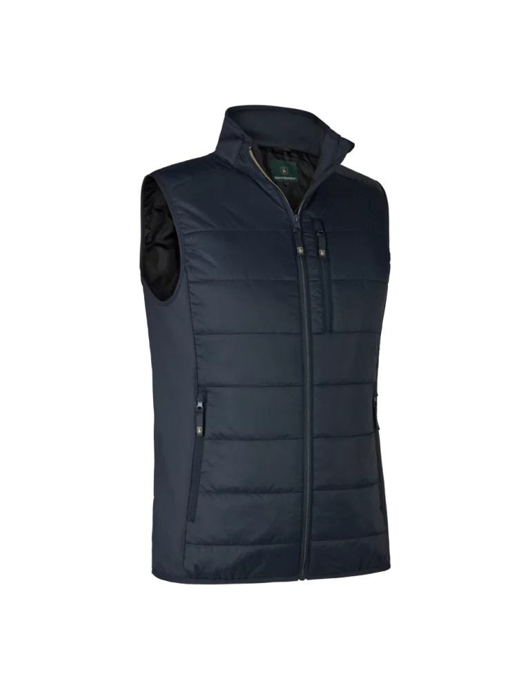 Heat quilted vest blue Deerhunter