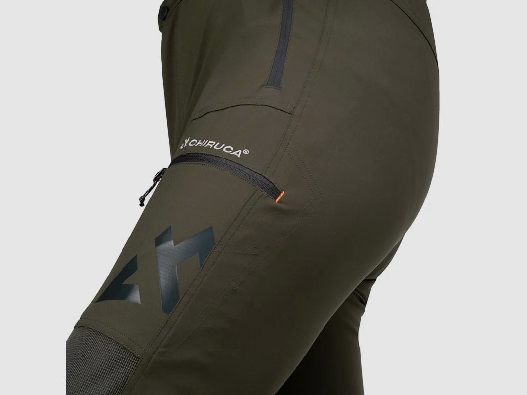 Chiruca Lykos Softshell-Hose grün wasserabweisend und winddicht, Bild 9 von 12