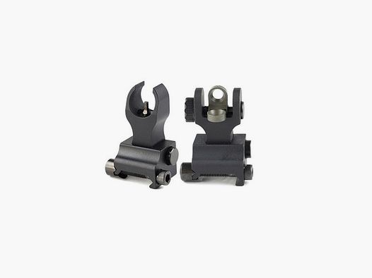 SAMSON MANUFACTURING CORP FOLDING SIGHTS SAMSON MANUFACTURING CORP MANUAL FRONT (HK) & REAR (A2) SIGHT COMBO PICATINNY BLACK