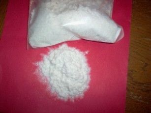 Flock-Reparaturset Gans weiß 50 g