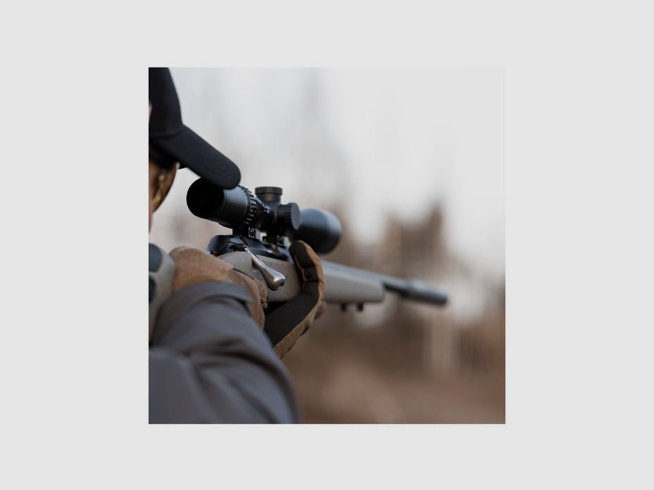 TIKKA T1x UPR .22LR, black, barrel length 20", twist 16.5", direct trigger, 10 rounds, fiberglass stock in Desert Sand with adjustable comb, without sights, MG 1/2"-28UNEF, image 5 of 5