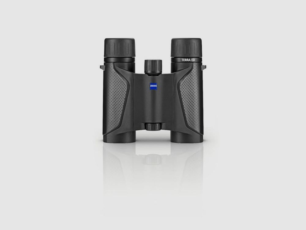 ZEISS Terra ED Pocket 10x25 Fernglas mit Trageriemen und Tasche black