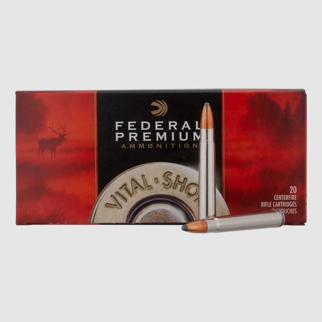 .375 H&H Mag. Nosler Partition 300 grs. Federal Ammunition