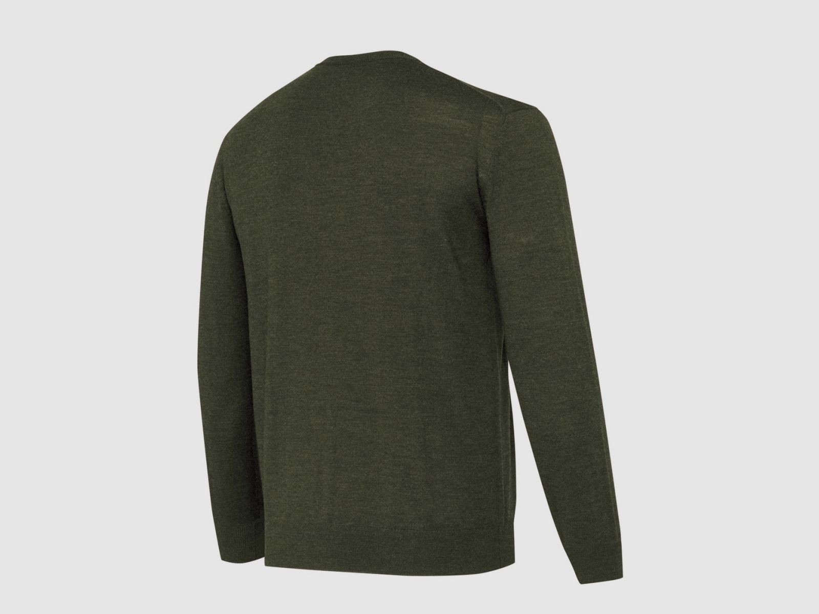 BERETTA Suéter de V en Merino Verde Musgo
