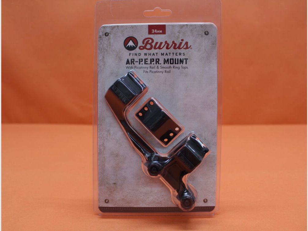 Burris Burris AR-PEPR Blockmontage 34mm (410345) Alu schwarz für Picatinnyprofil BH=0,68"/ 17,3mm