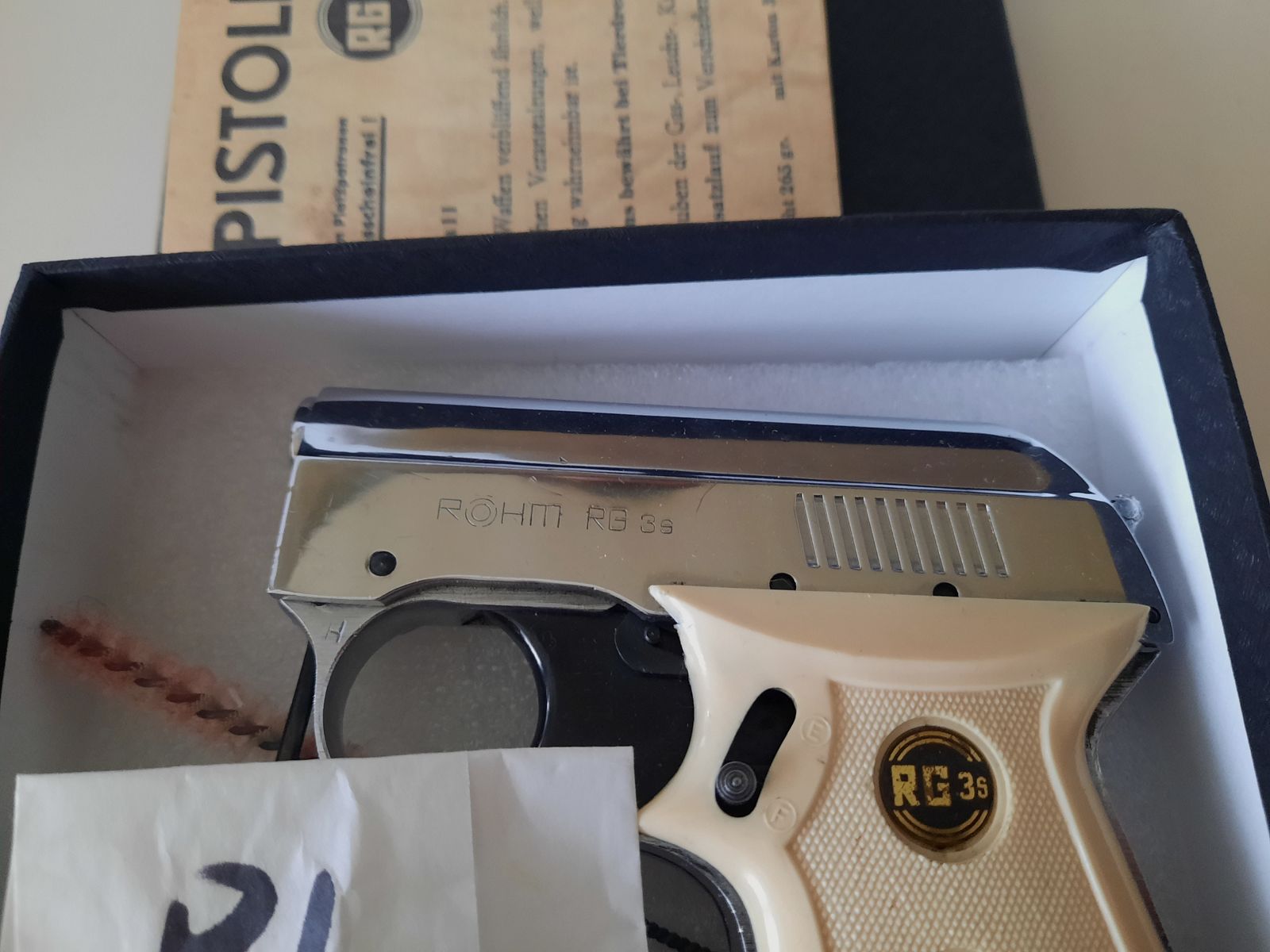 Röhm RG 3s chrome version with rare launch cup