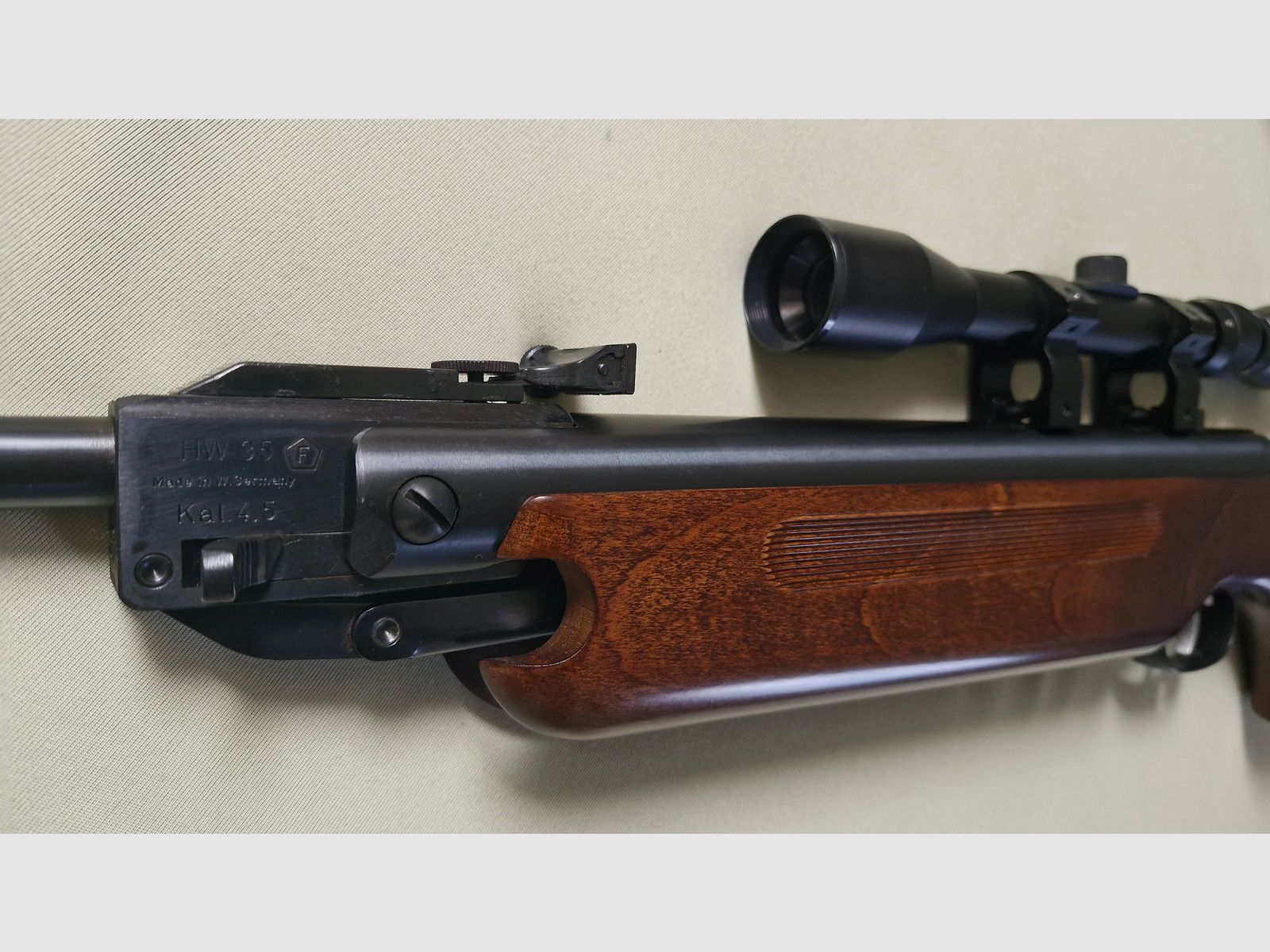 Air rifle HW35 Weihrauch with scope like new