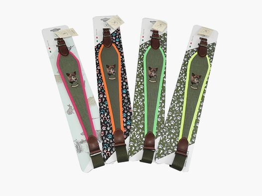 Riserva – Rifle sling with boar and colored edge