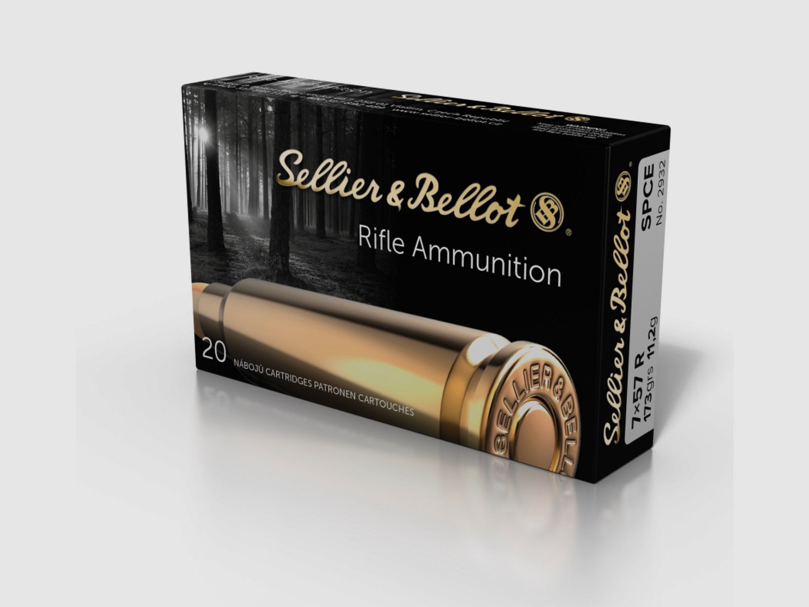 Sellier & Bellot 61126 7x57R partial jacket SPCE 11.2g/173grs.