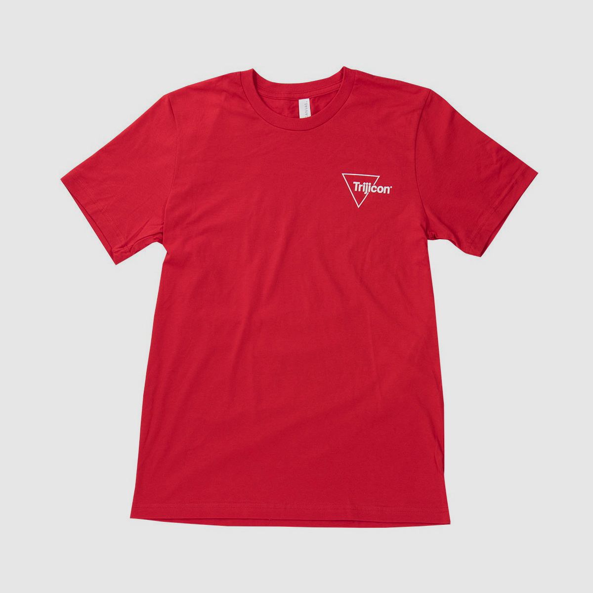 T-Shirt kleines Logo Links Vorne Medium rot