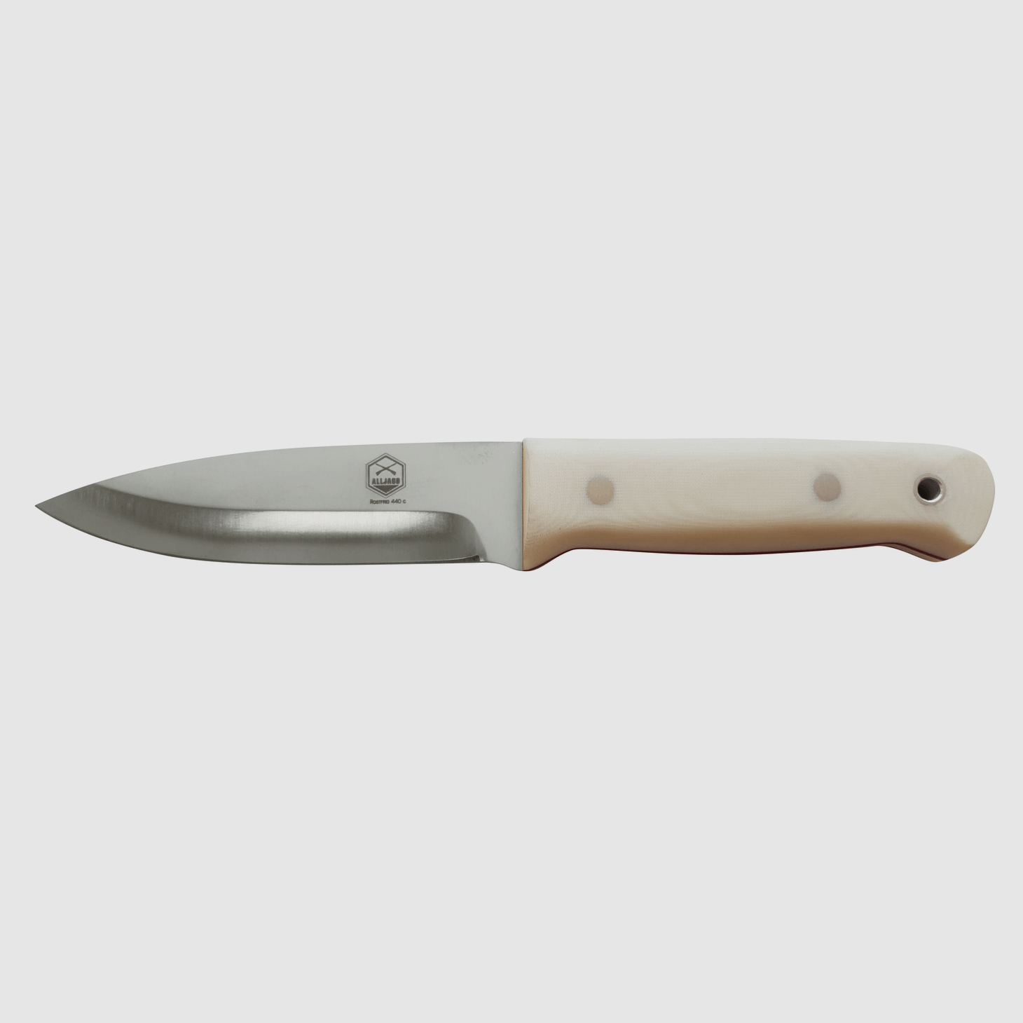 Couteau de chasse Alljagd en micarta ivoire, image 1 sur 6