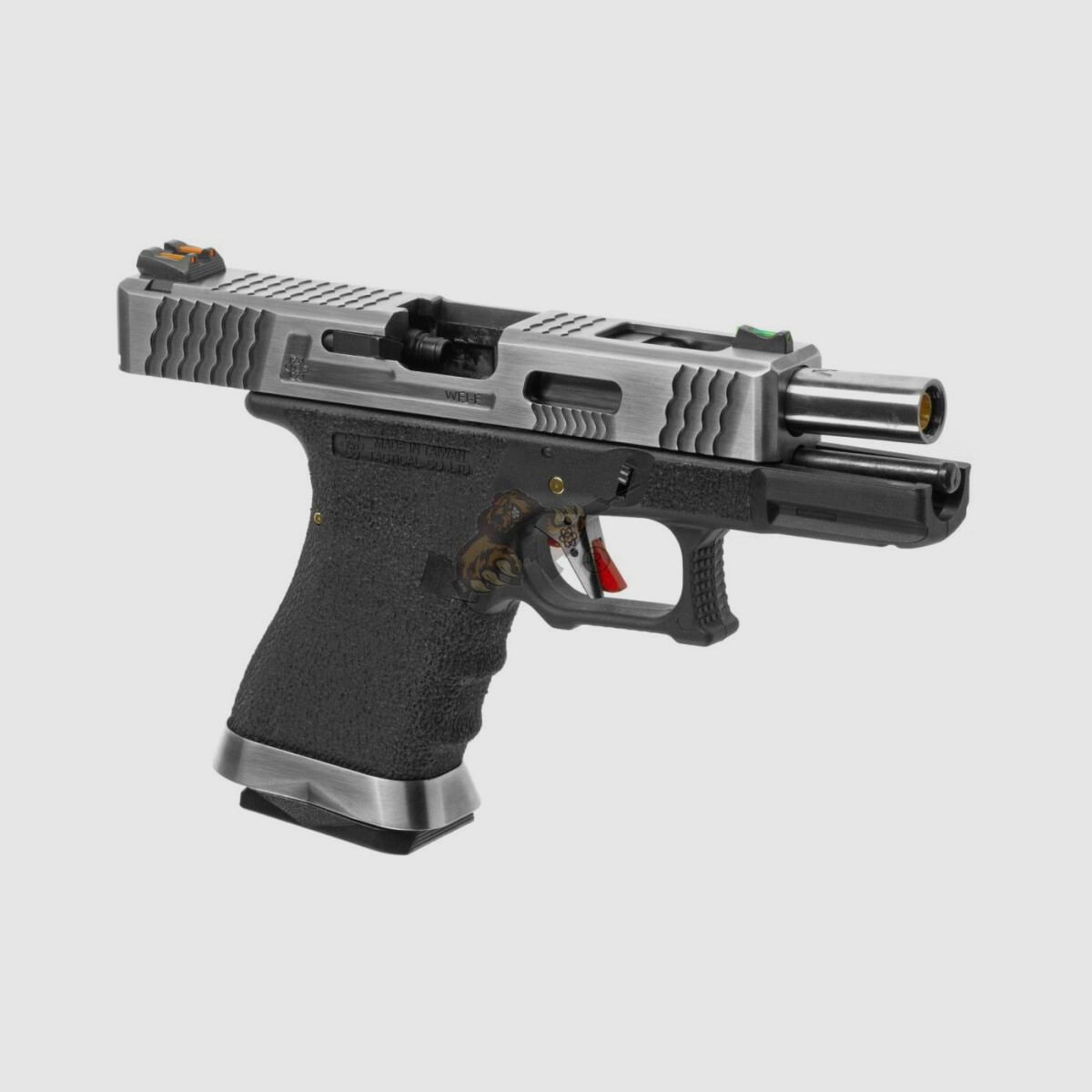 WE Custom 19 Metalen Versie Dual Tone Zwart GBB -F-