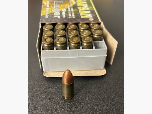 9 mm Luger 124 gr FMJ SAPSAN
