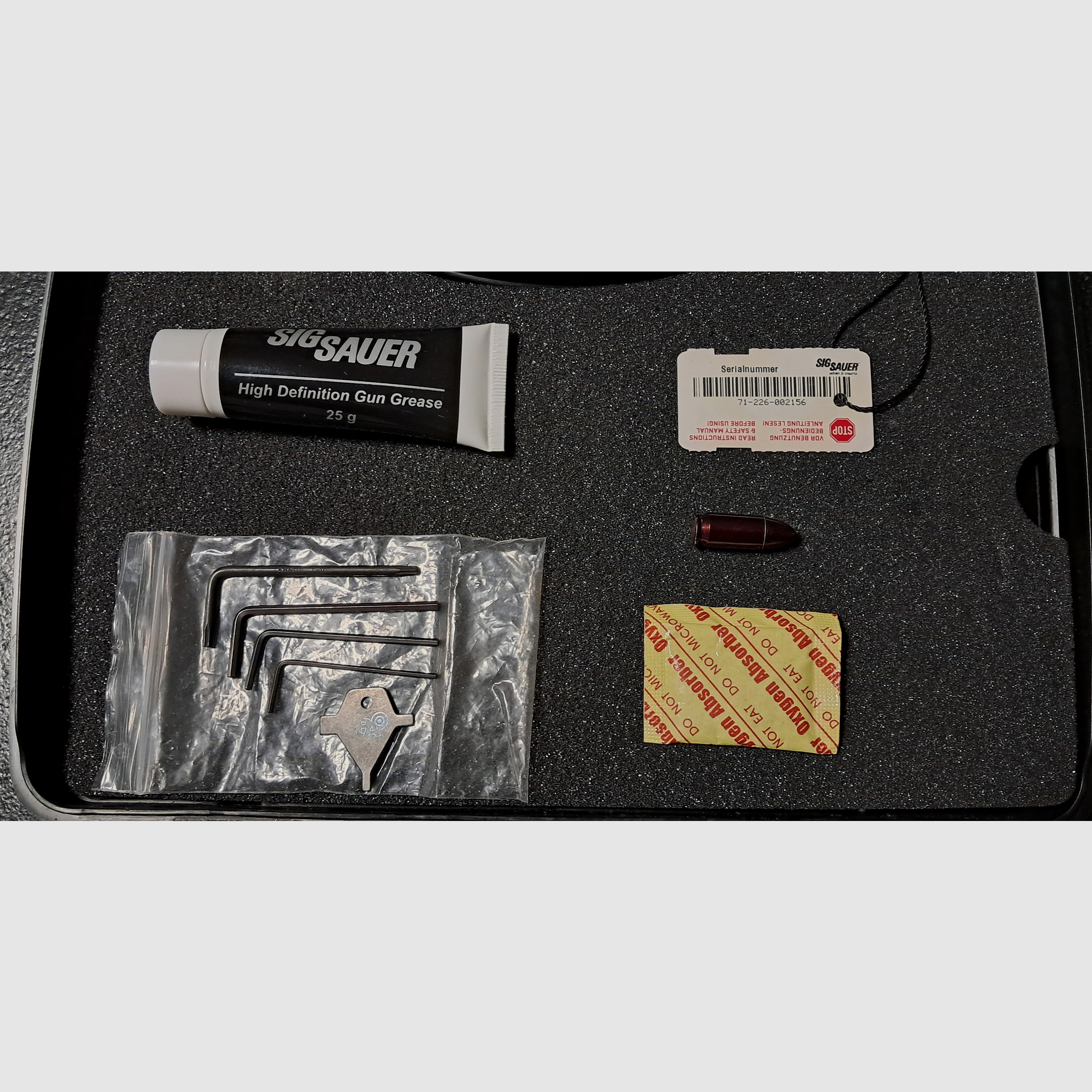 Sig Sauer X - Six Supermatch, caliber 9 mm with accessories