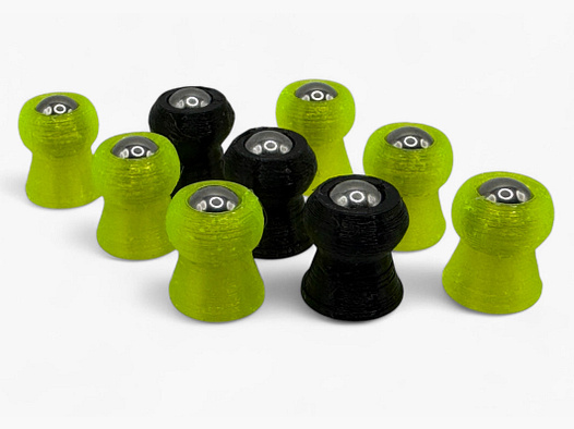 50x Diabolos set di prova, 9mm, CAL .357, riutilizzabile, AEA HP Max