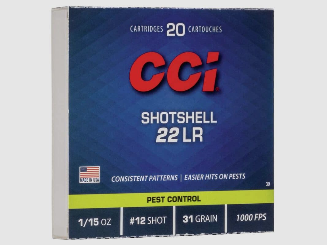 .22lr. CCI Shotshell 31grs.