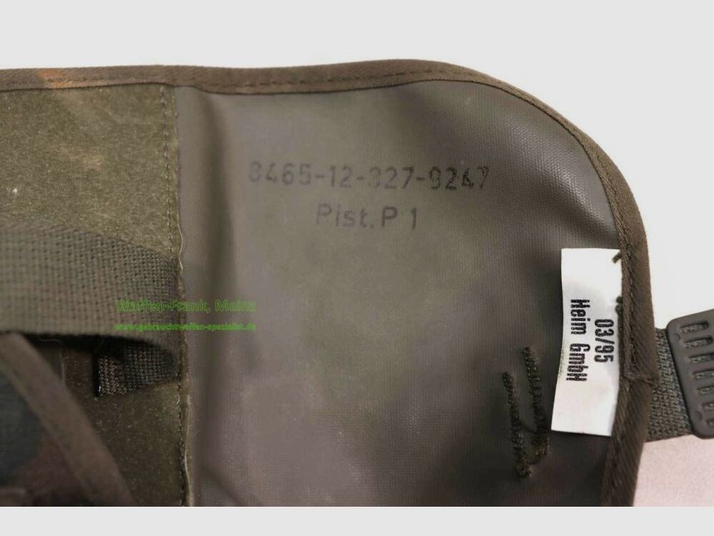 Sac à pistolet allemand divers BW/Camouflage pour pistolet P1
