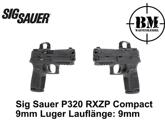 Sig Sauer P320 RXZP Compact 9mm Luger - Selbstladepistole 99mm Lauf