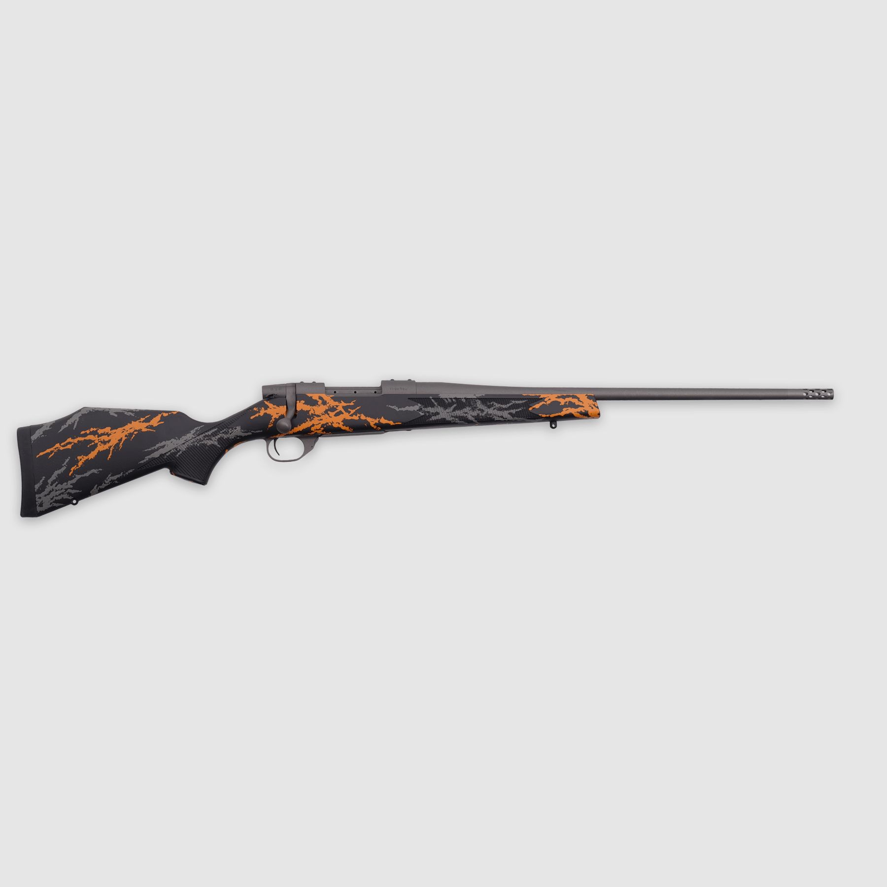 Weatherby Vanguard Compact Hunter .308 Win. 20"/51cm Zwart/Oranje 1/2"x28 Herhalingsgeweer incl. Picatinny Rail