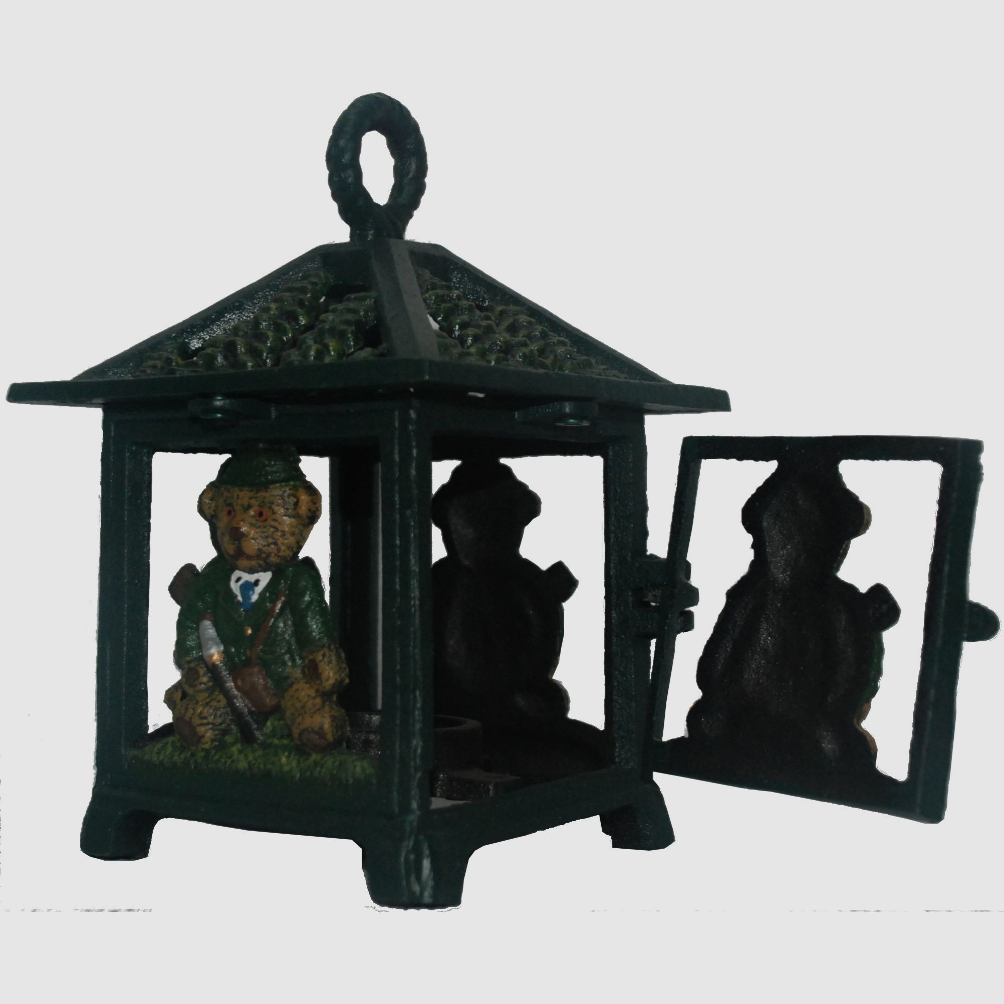 'Sir Teddy' latarnia z żeliwa