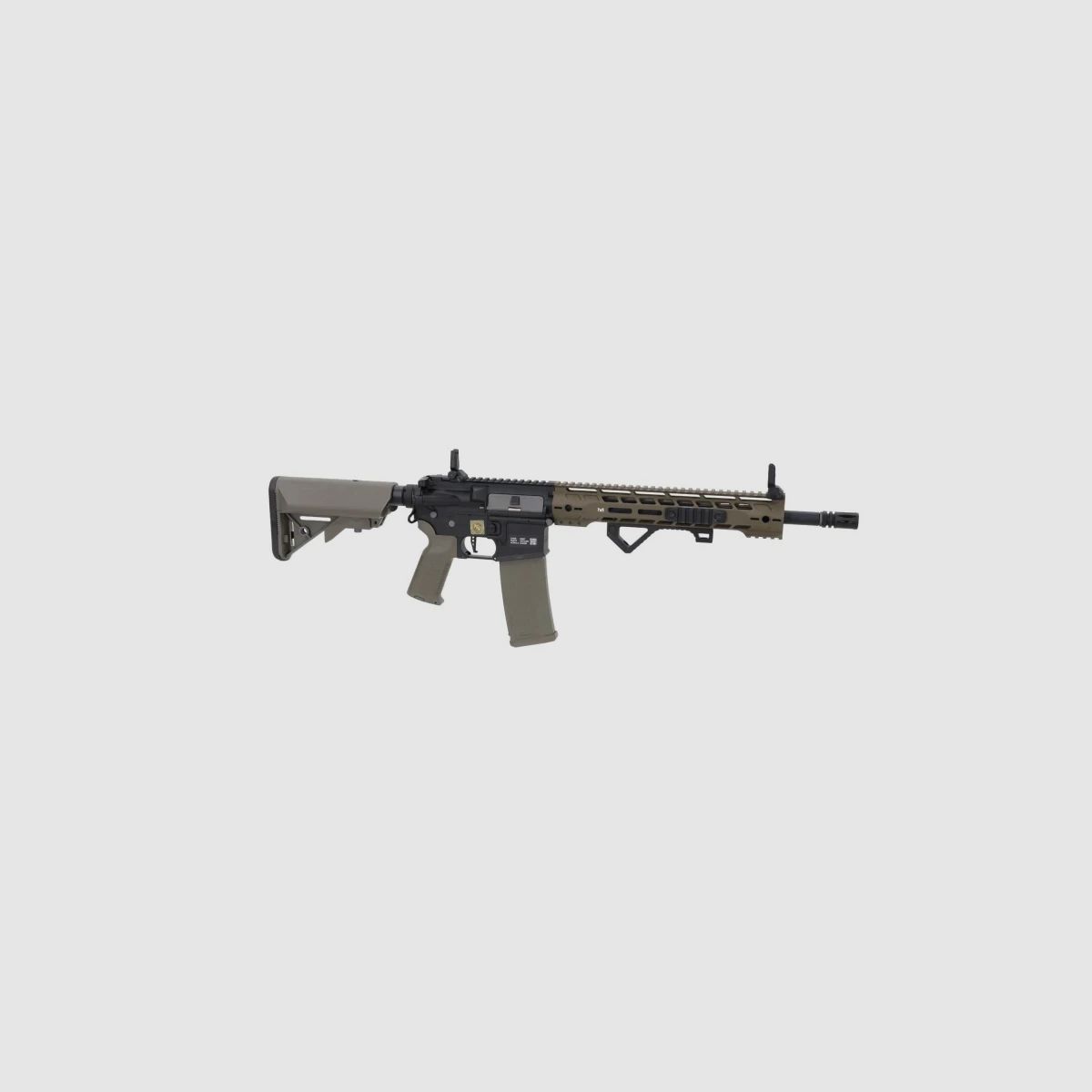 SA M4 Carbine M-LOK (RRA SA-P14 PRIME™ Aster II ETU BLDC™) Rifle Airsoft Libre a partir de 18 - Negro/Verde -F-