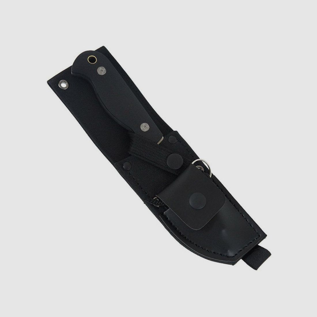 Outdoor-Prepper Jagdmesser G10 mit Pfeife und Feuerstein