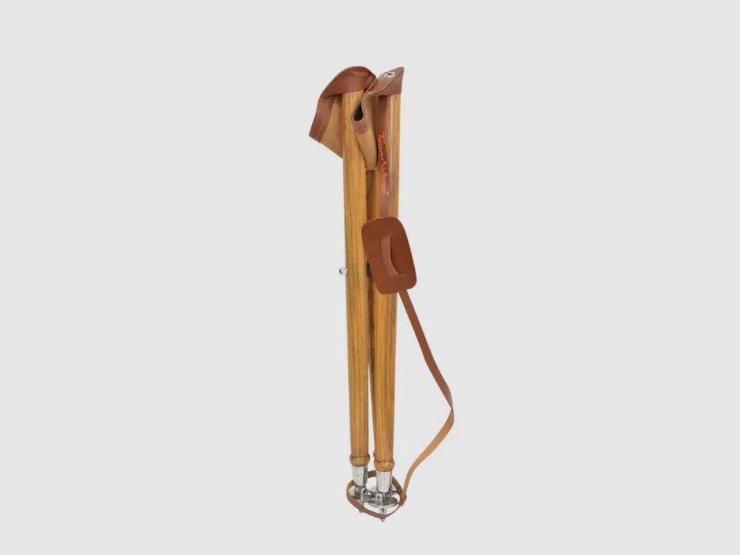 Faltbarer Hochsitz Luxe TeamWood 65 cm, Esche und Leder, Bild 3 von 6