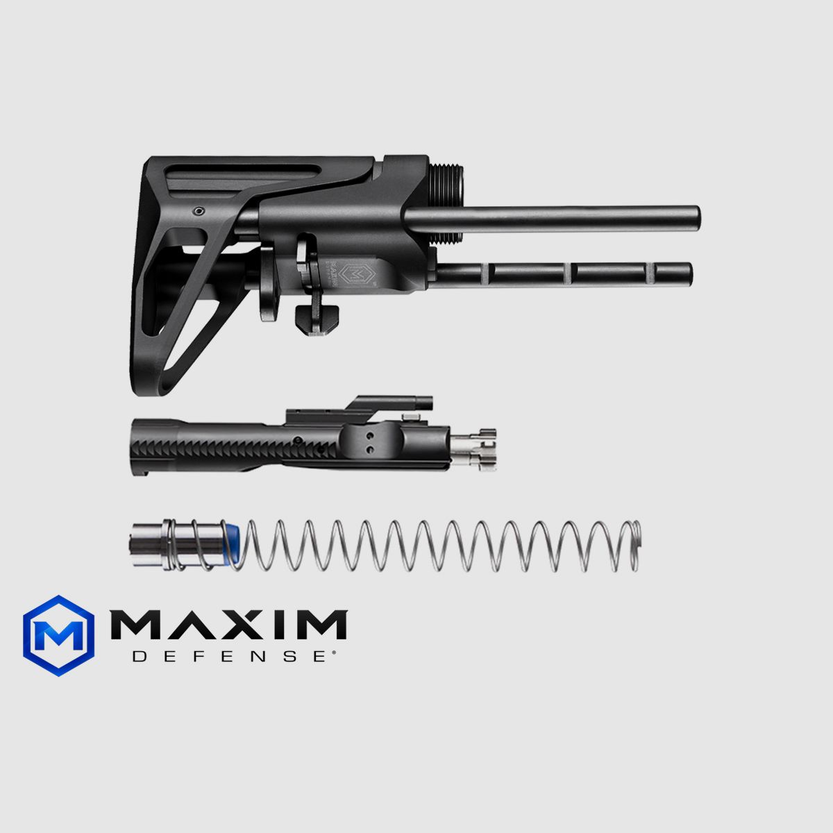 MAXIM DEFENSE AR-15 SCW Gen 7 AR15 5.56/.300 AAC Stock STD Kit BLK, image 1 of 2
