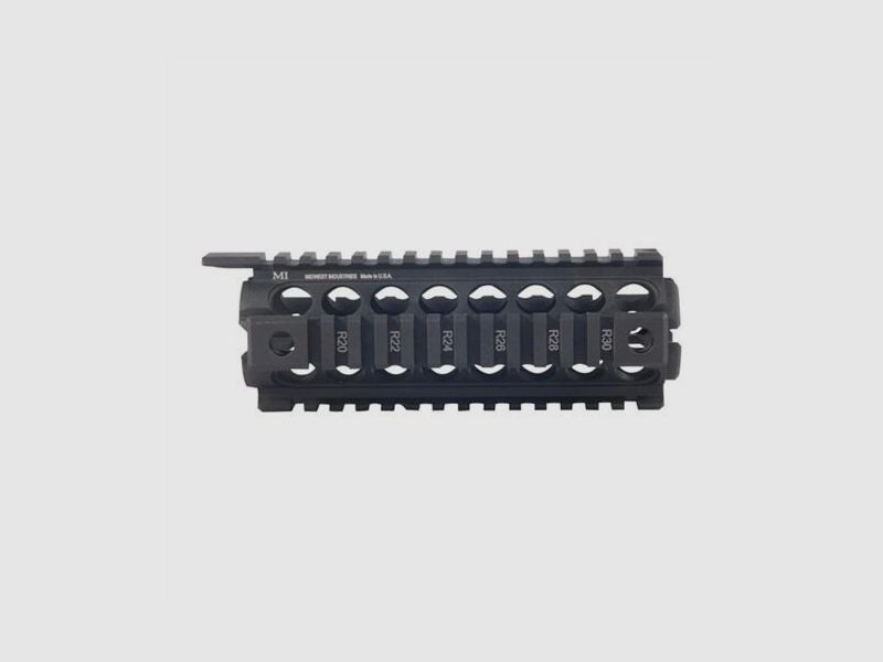 MIDWEST INDUSTRIES INC. AR15/M16 Picatinny foregrip Two-Piece Carbine Forend, Black MIDWEST INDUSTRIES INC., image 1 of 5