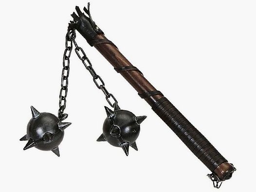 Morning star with 2 balls