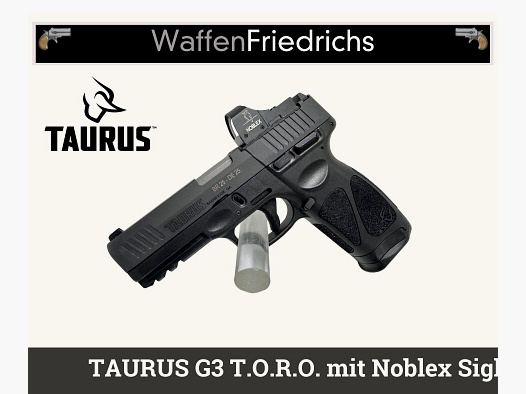 TAURUS G3 T.O.R.O. with Noblex Sight II Plus - Waffen Friedrichs