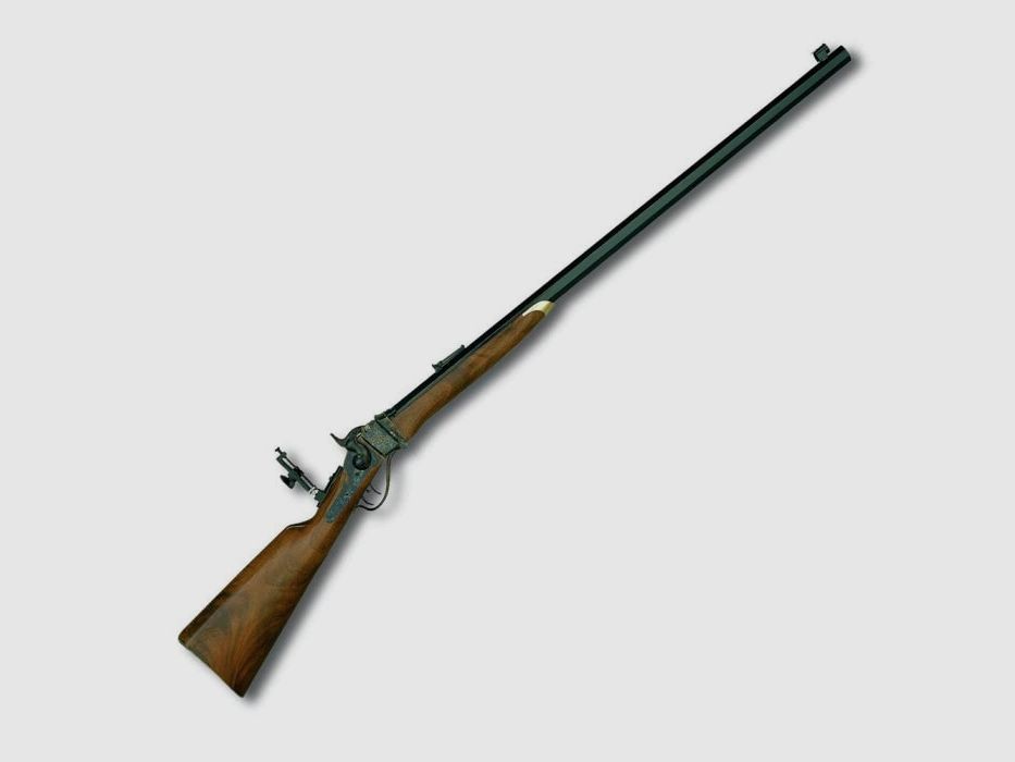 Historyczna karabina Davide Pedersoli Sharps Boss z metalową amunicją - Kal. 45-70 gov, zdjęcie 1 z 2