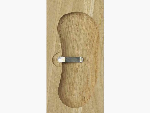 Deska do cięcia z dębu 1 - 22x13 cm Jasna