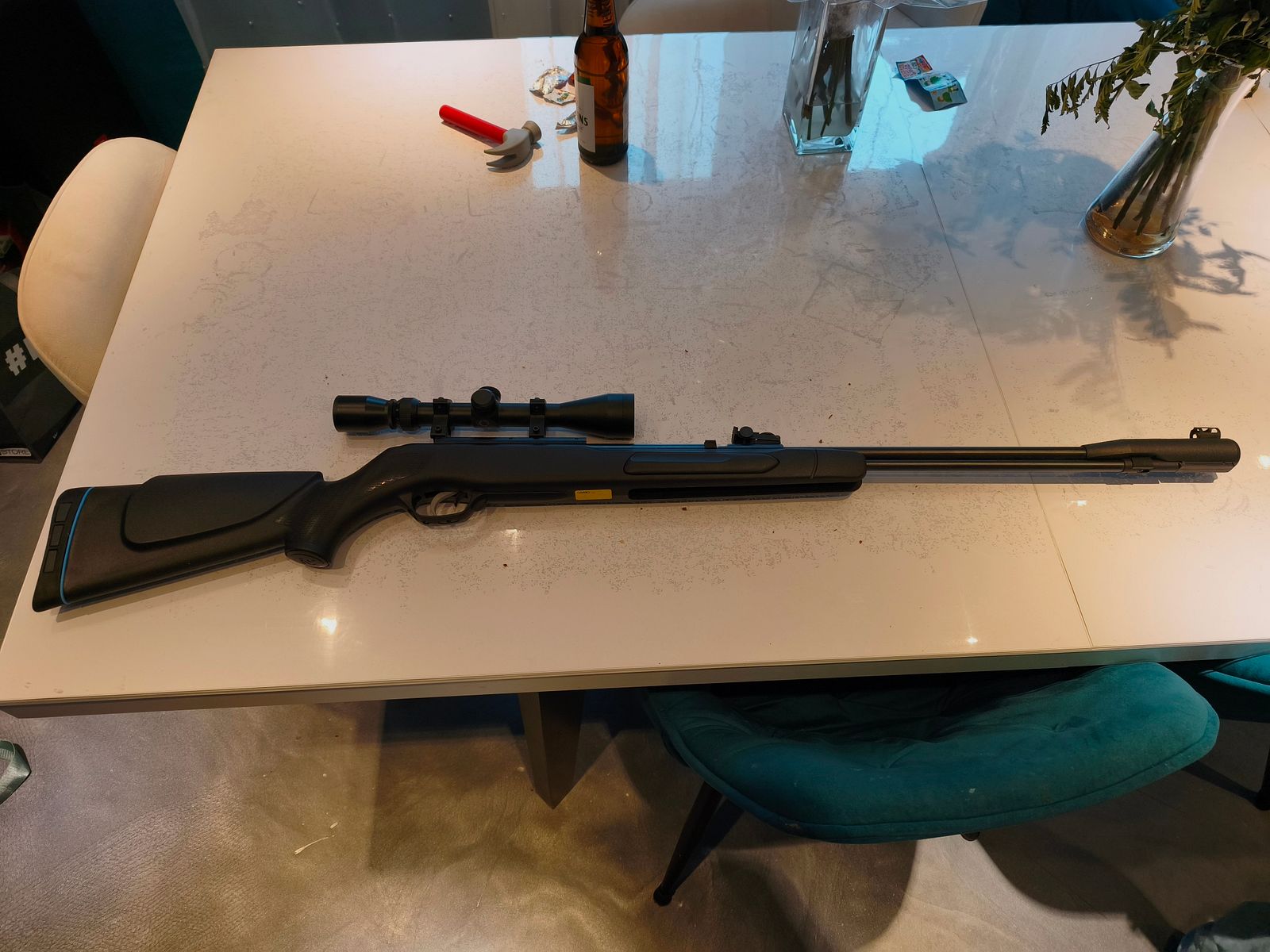 Carabina de aire comprimido calibre 5,5