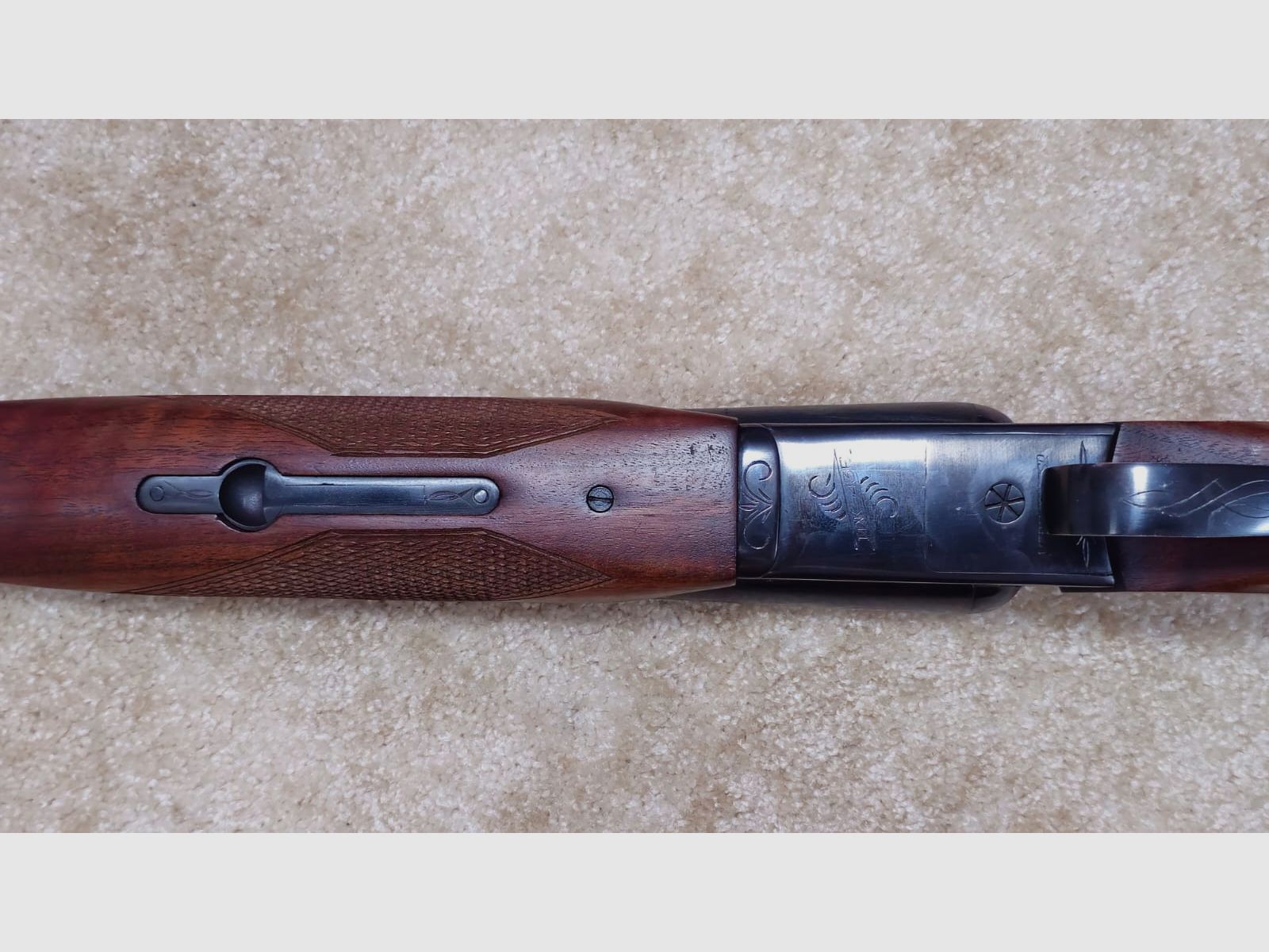 Bock Doppel Flinte, Querflinte Baikal Kal. 12/70, Schrotflinte