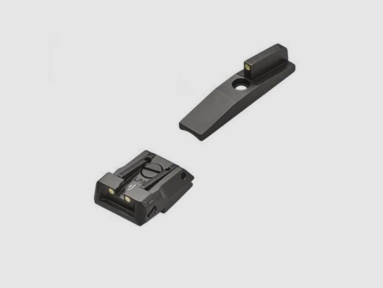 LPA SPL Visor 3-Dot L-L amarillo Ruger 22/45 .22lr