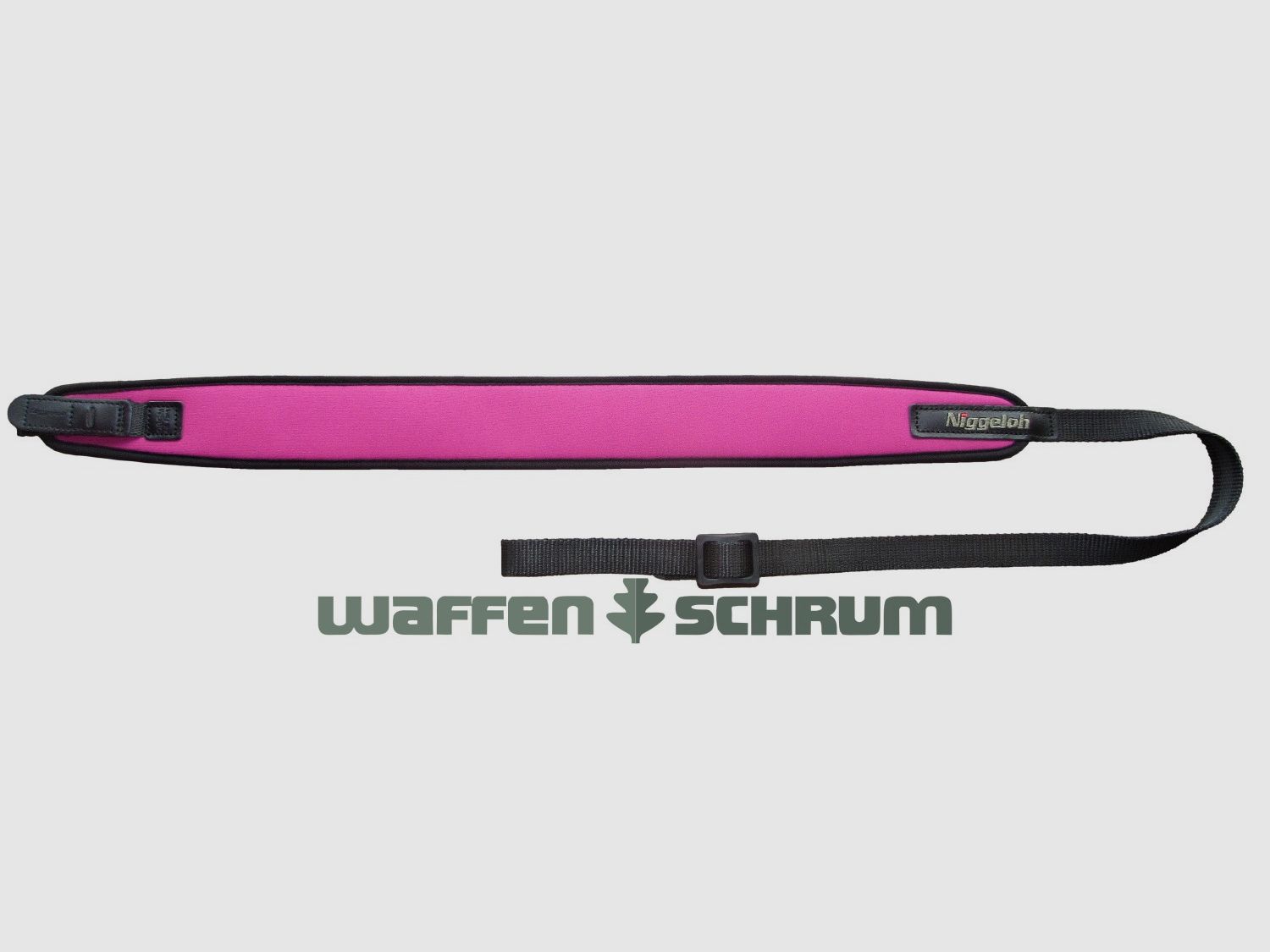 Niggeloh Gewehrriemen Universal Neopren - Pink mit Schnellverschluss