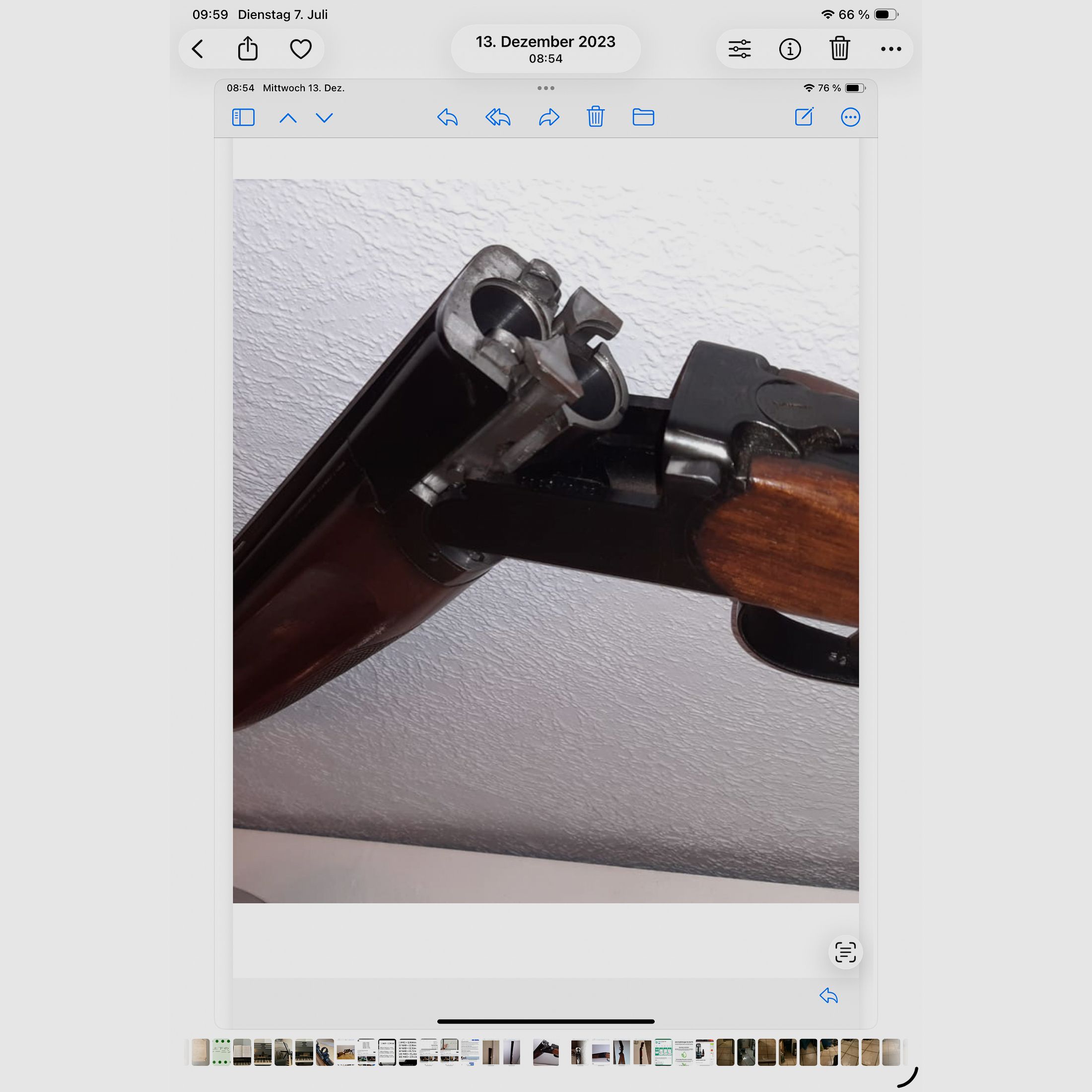 double-barrel shotgun