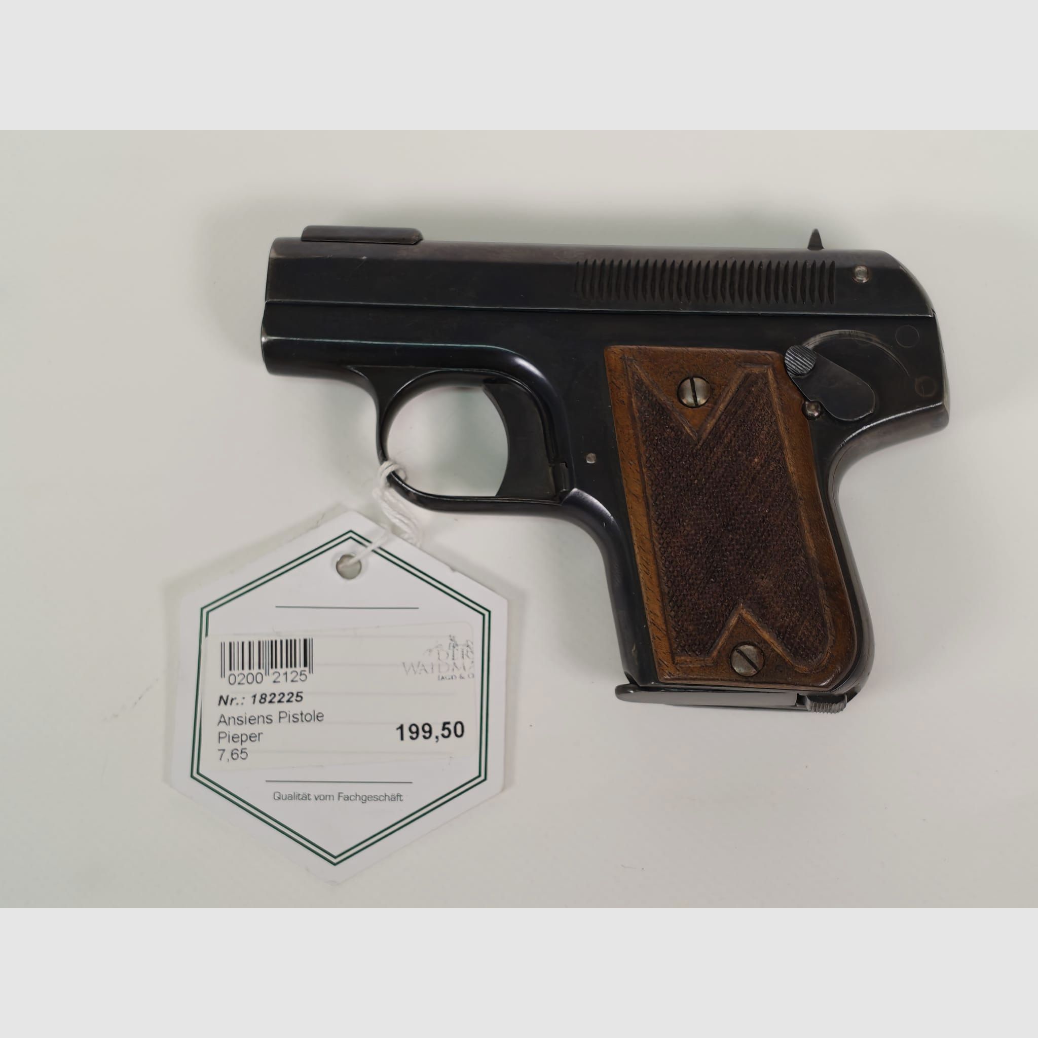 Ansiens Mod. Pieper 7,65mm Browning, immagine 1 di 4