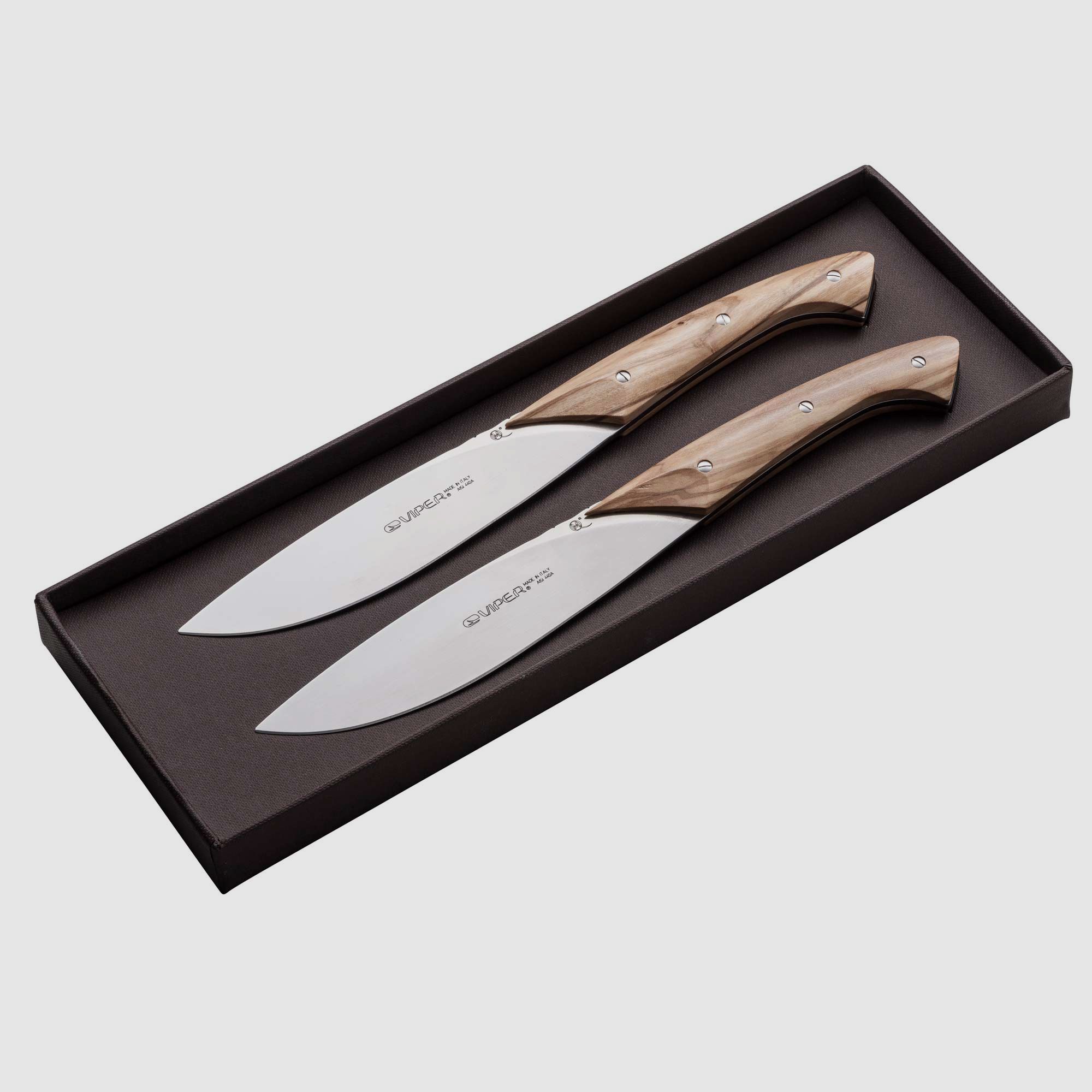 Fiorentina Olive 2-piece set steak knives