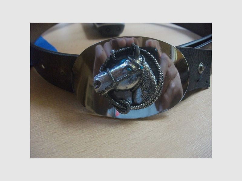 Gürtelschnalle / Buckle "Pferdekopf"
