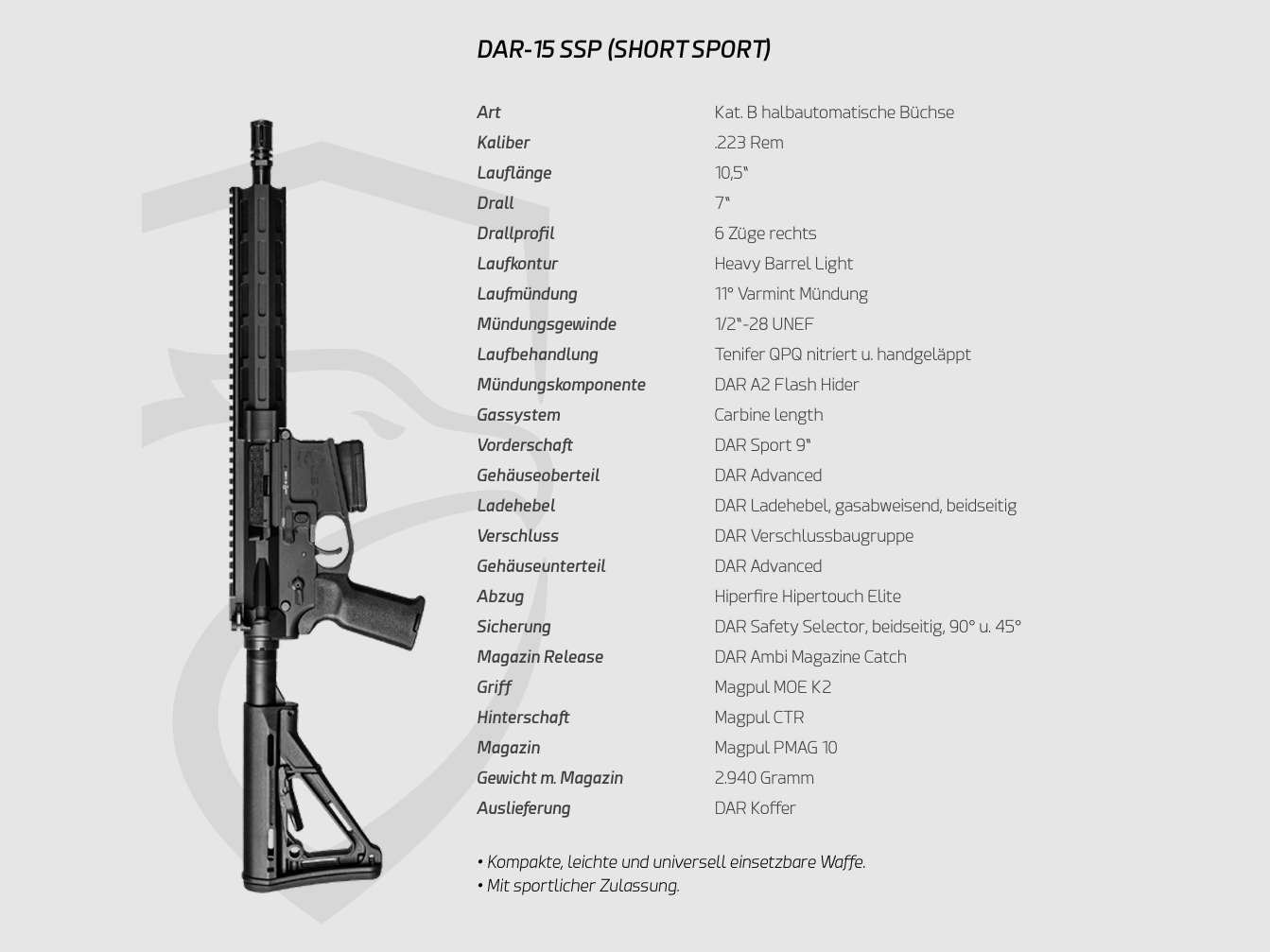 DAR-15 SSP (SHORT SPORT), image 4 of 6