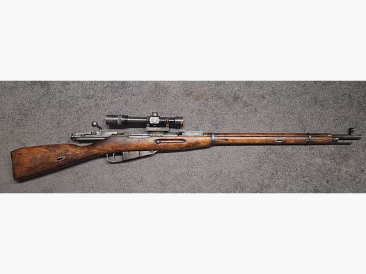 Mosin Nagant Tula 1935 PE francotirador con montaje Smirnskiy 7,62x54R