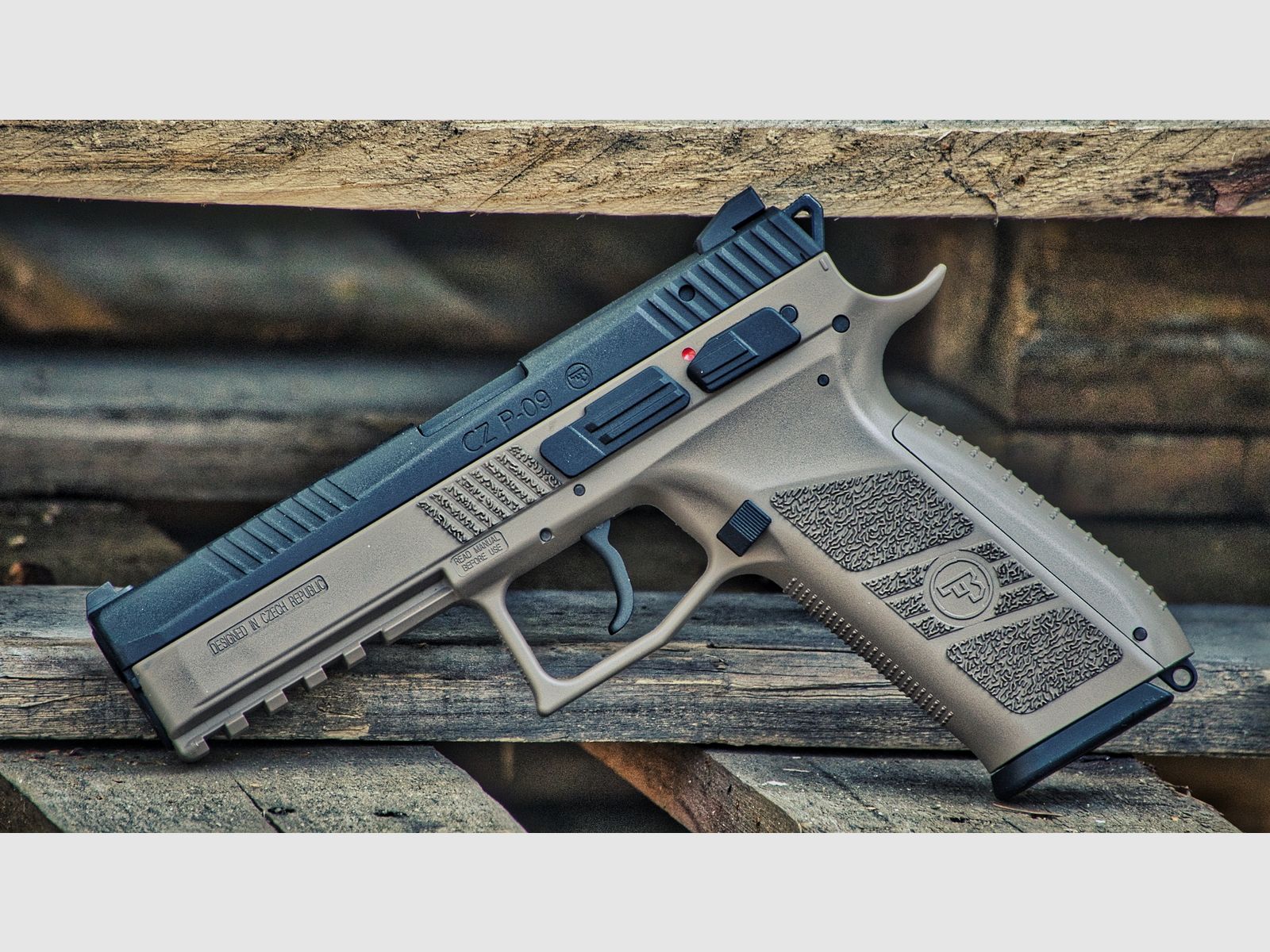 KJ Works CZ P-09 Duty mit Metallschlitten Gas Blowback 6mm BB, Bild 2 von 3