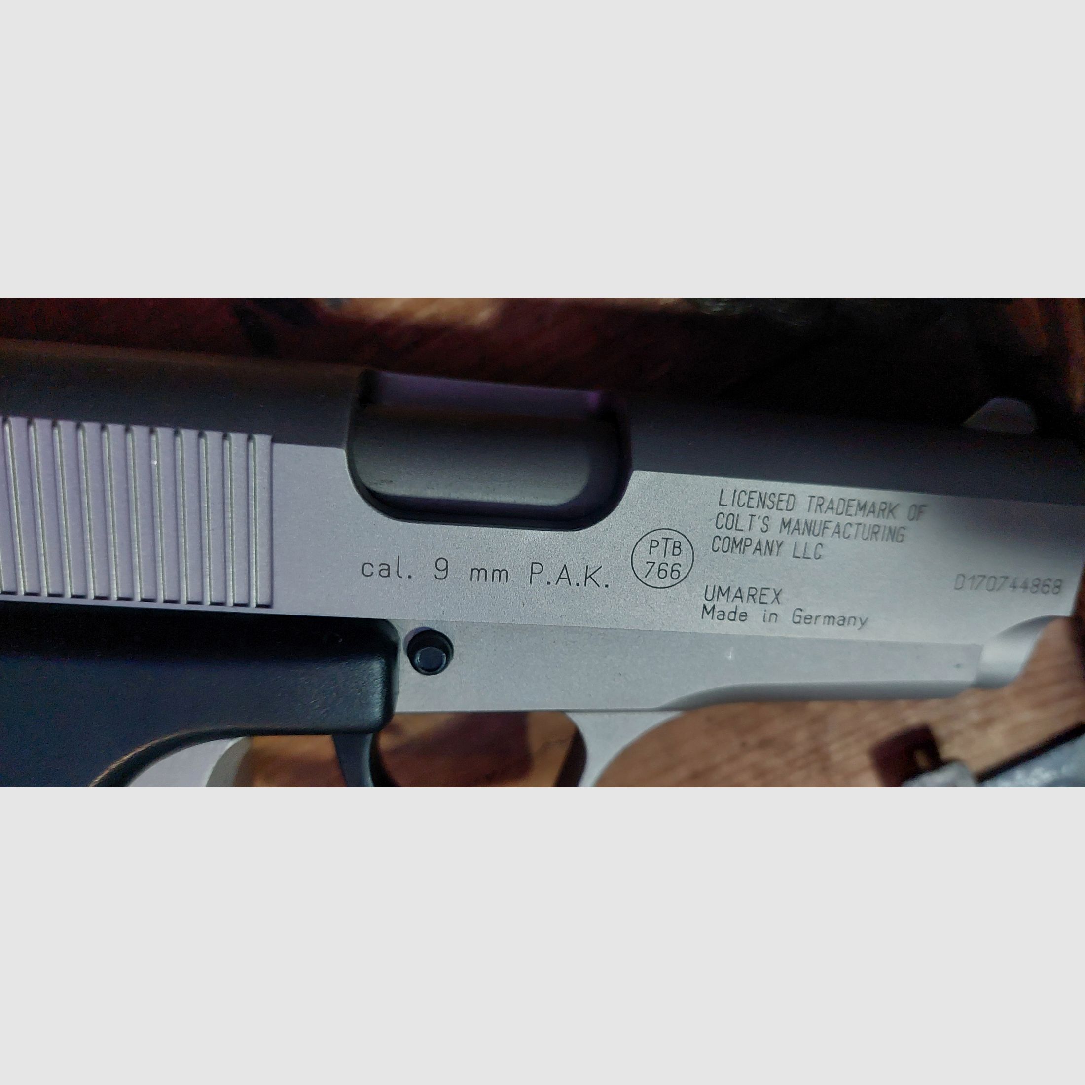 COLT Double Eagle - cromo mate - 9 mm P.A.K (PTB 766) Schreckschuss